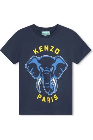 Kenzo T-shirt en coton à logo imprimé