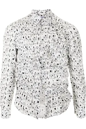 Comme des Garçons Chemise à logo imprimé