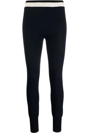 Jil Sander Legging en maille à bandes contrastantes