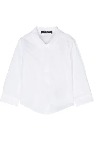Balmain Chemise à logo imprimé