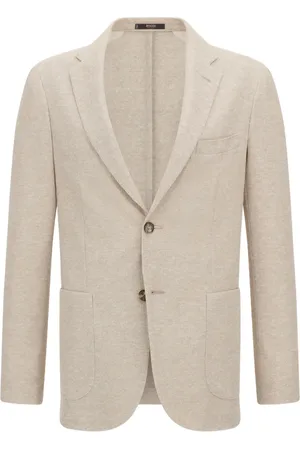 Boggi Milano Blazer en lin et coton mélangés