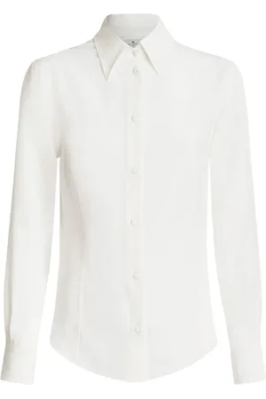 Etro Chemise en soie à manches longues