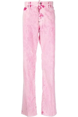 Dsquared2 Pantalon droit à imprimé tie dye