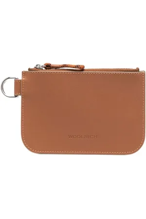 Woolrich Portefeuille en cuir à fermeture zippée