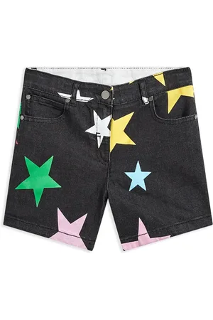 Stella McCartney Short en jean à détails brodés
