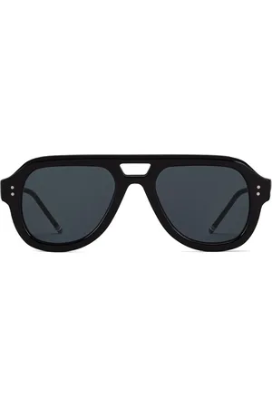 Thom Browne Lunettes de soleil à monture pilote