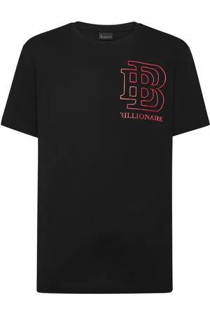 BILLIONAIRE T-shirt en coton à logo appliqué