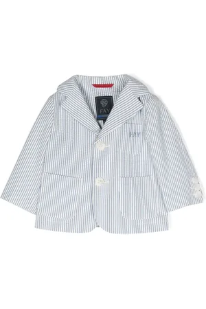 FAY Blazer rayé à simple boutonnage