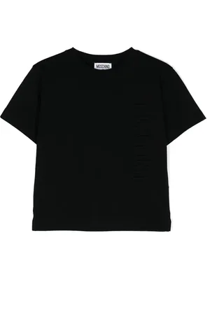 Moschino T-shirt en coton à logo embossé
