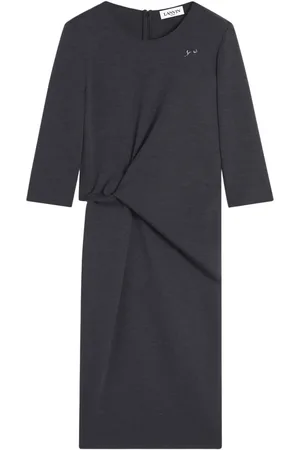 Lanvin Robe mi-longue à pins chat