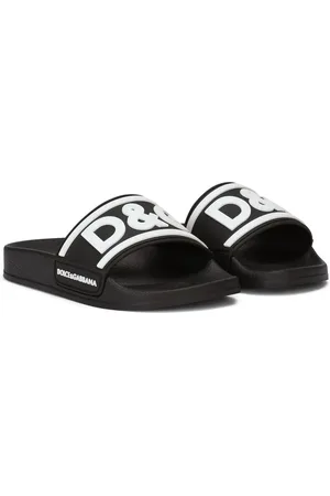 Dolce & Gabbana Claquettes à logo imprimé