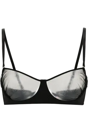 MAISON CLOSE Soutien-gorge à empiècements en résille
