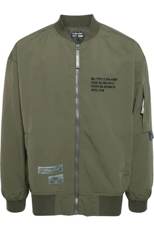 Izzue Veste bomber MA1 à logo appliqué