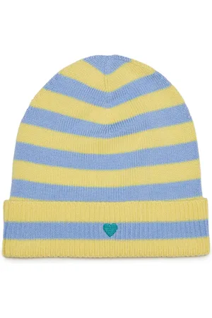MAX&Co. Kids Bonnet en laine à cœurs brodés