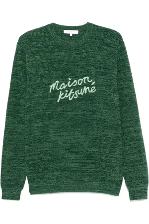 Maison Kitsuné Pull à logo brodé