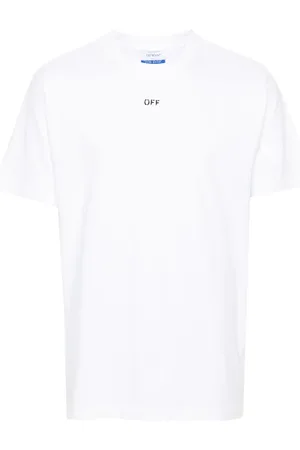 OFF-WHITE T-shirt en coton à logo imprimé