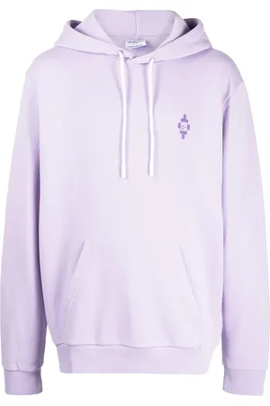 MARCELO BURLON Hoodie en coton à imprimé graphique