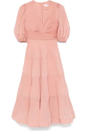 ZIMMERMANN Robe mi-longue à design plissé
