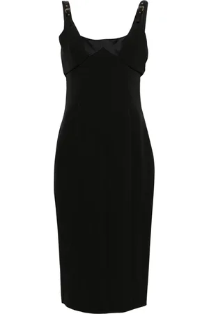 VERSACE Robe mi-longue à encolure carrée