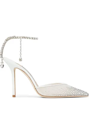 Jimmy Choo Escarpins Saeda 100 mm à ornements en cristal