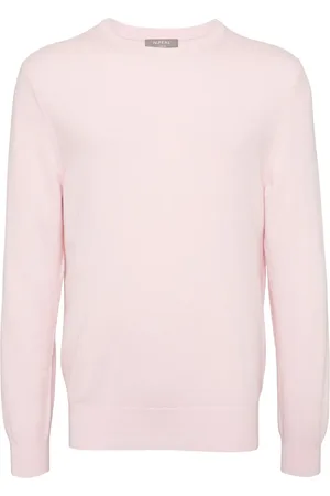 N.PEAL Pull Oxford Round Neck