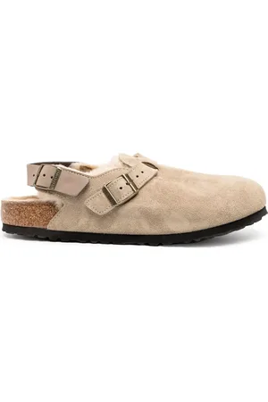 Birkenstock Sandales Boston en daim