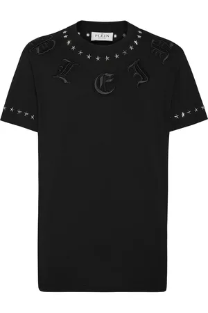 Philipp Plein T-shirt à logo gothique