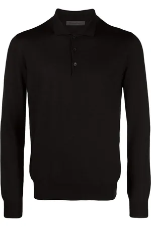 corneliani Polo en laine à design chiné