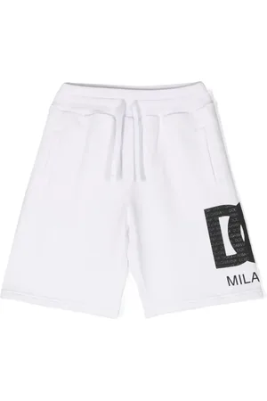 Dolce & Gabbana Short en coton à logo imprimé