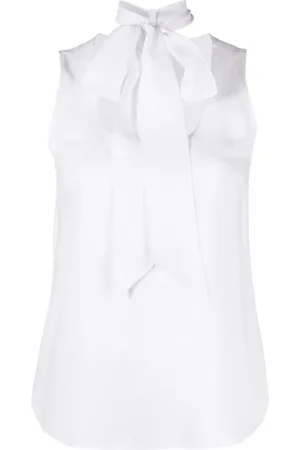 Moschino Blouse sans manches à détail de nœud