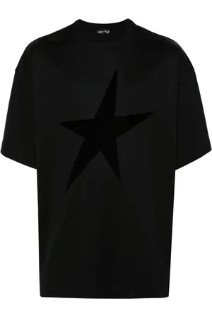 MUGLER T-shirt à motif étoile floqué