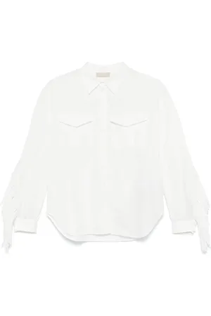 Elie saab T-shirt à franges