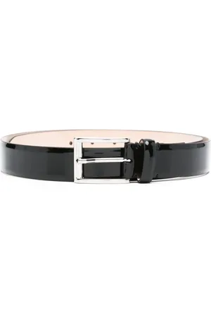 Maison Margiela Ceinture en cuir verni à boucle