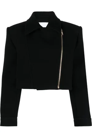 GENNY Veste crop à fermeture zippée