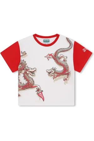 Kenzo T-shirt en coton à patch logo