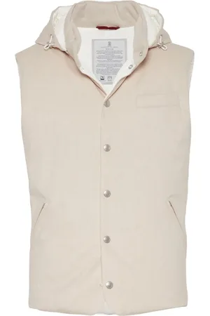 Brunello Cucinelli Gilet matelassé à capuche