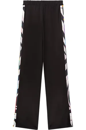 Puccini Pantalon à bords imprimés