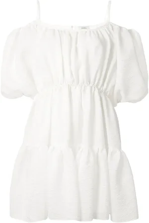 GOEN.J Robe courte à manches bouffantes