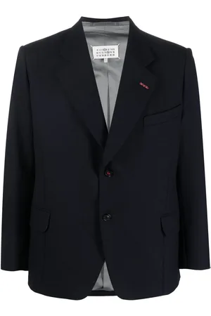 Maison Margiela Blazer en laine à simple boutonnage