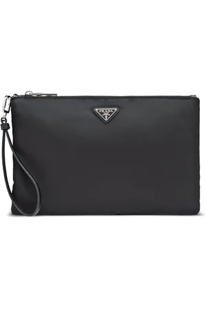 Prada Pochette Re-Nylon à logo triangle