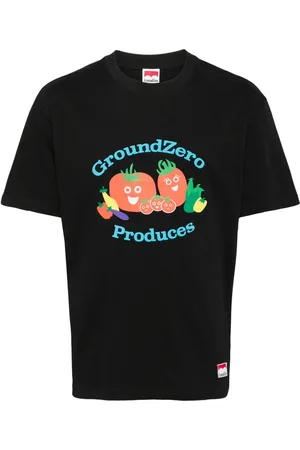 Ground Zero T-shirt en coton à imprimé graphique