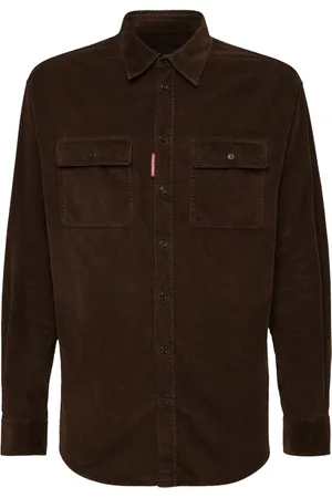 Dsquared2 Chemise côtelée à manches longues
