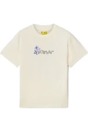 OFF-WHITE T-shirt Arrow Flowers en coton
