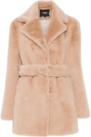 Maje Manteau en fourrure artificielle