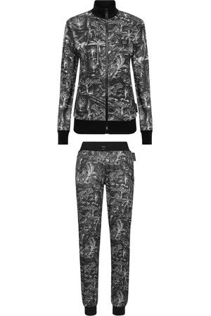 Philipp Plein Survêtement imprimé à plaque logo