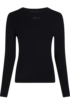 Karl Lagerfeld T-shirt à logo brodé
