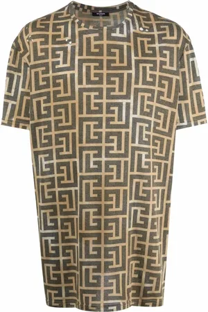 Balmain T-shirt à imprimé monogrammé