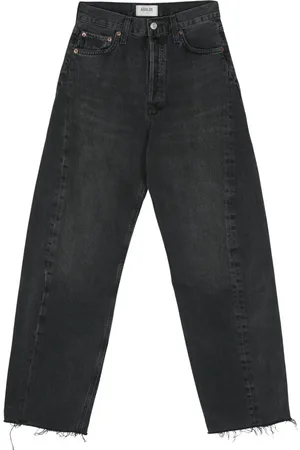 AGOLDE Jean cigarette Luna à taille haute