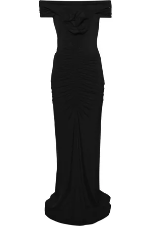 NISSA Robe fleurie à épaules dénudées