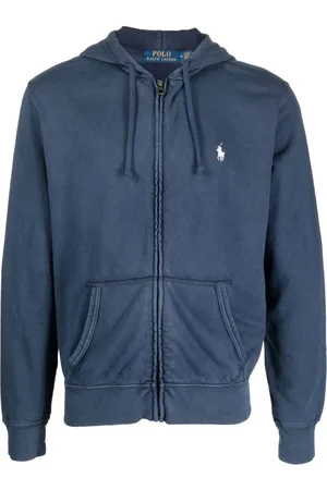 Ralph Lauren Hoodie zippé à lien de resserrage